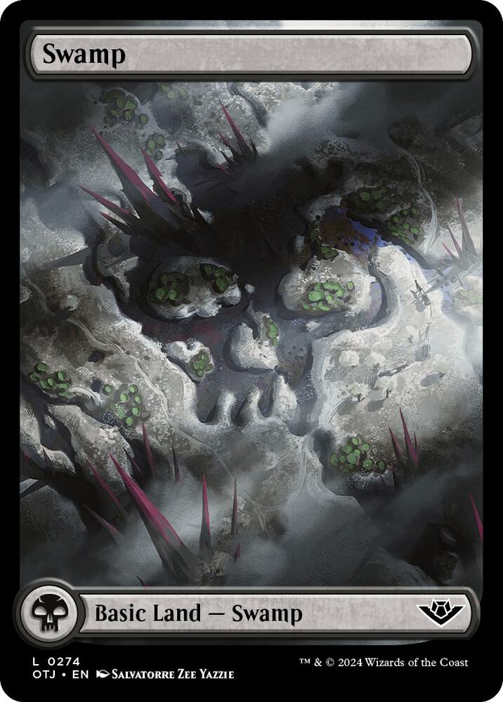Swamp 0274 274 (Outlaws of Thunder Junction)  - Foil | Good Games Adelaide SA