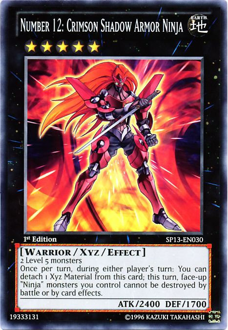 Number 12: Crimson Shadow Armor Ninja [SP13-EN030] Common | Good Games Adelaide SA