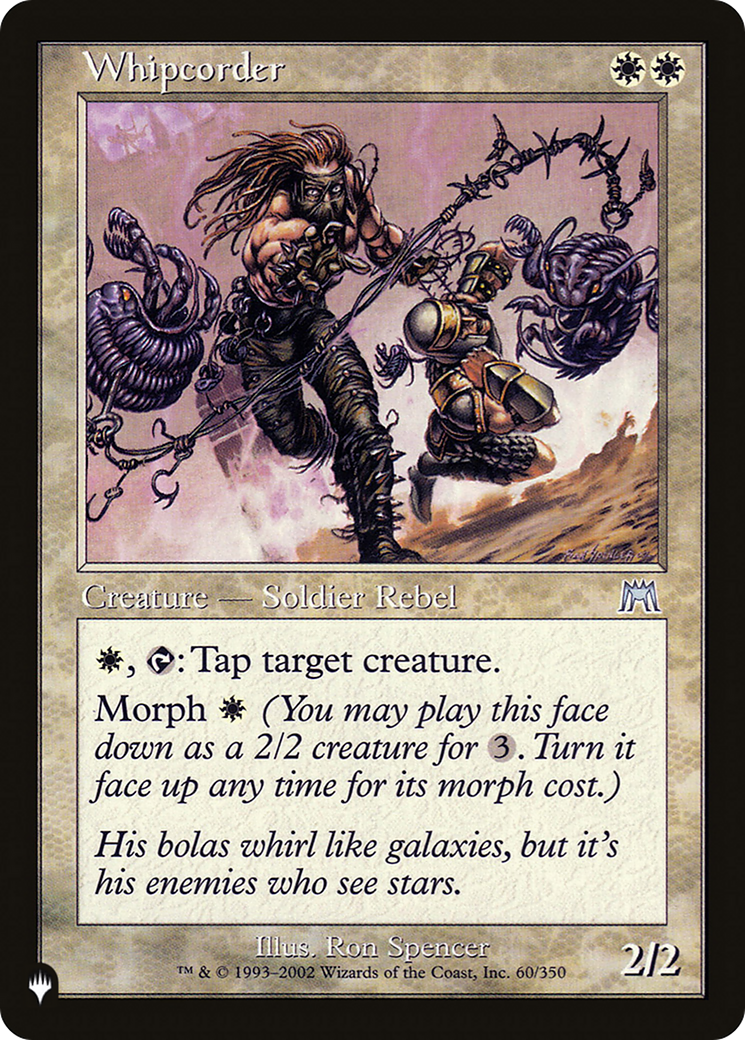 Whipcorder [The List Reprints] | Good Games Adelaide SA