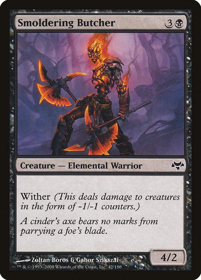 Smoldering Butcher 42 (Eventide)  - Foil | Good Games Adelaide SA