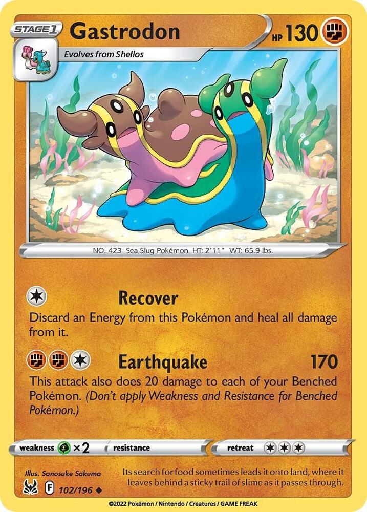 Gastrodon 102/196 (SWSH11: Lost Origin)  | Good Games Adelaide SA