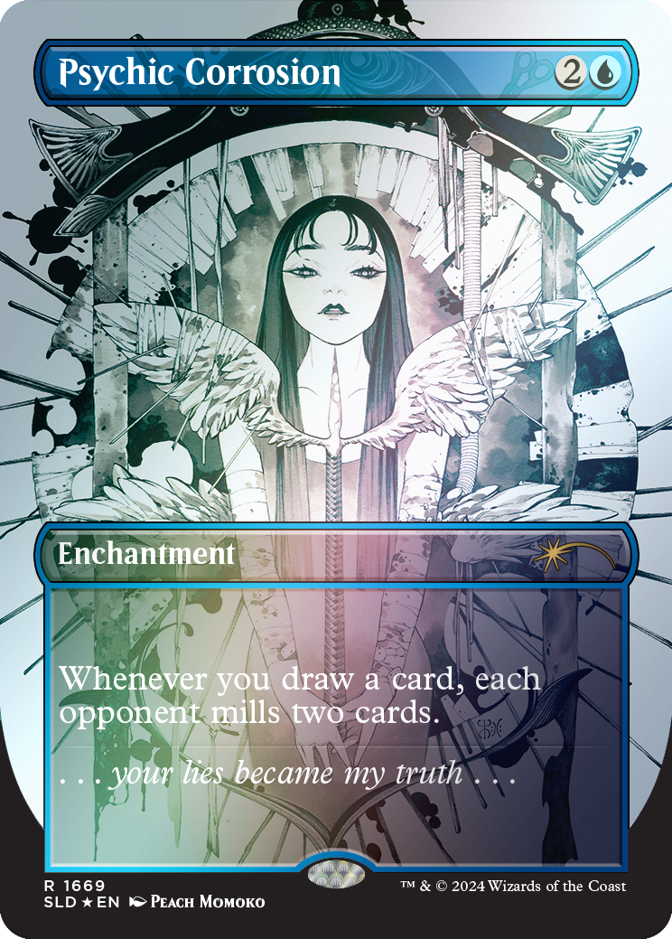 Psychic Corrosion (Rainbow Foil) [Secret Lair Drop Series] | Good Games Adelaide SA