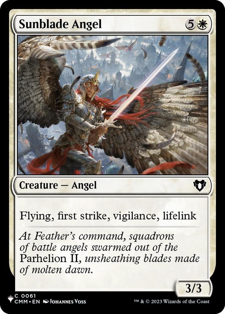 Sunblade Angel 0061 (The List Reprints)  | Good Games Adelaide SA
