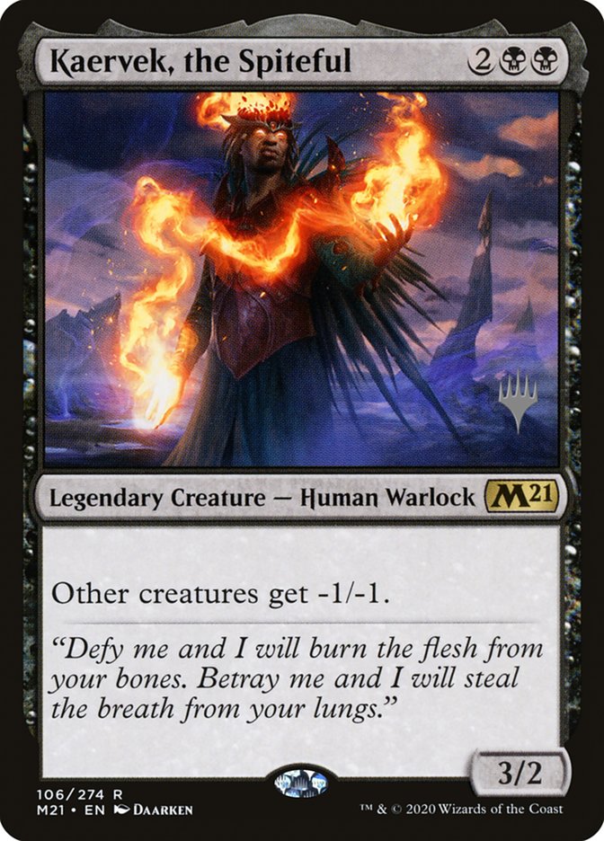 Kaervek, the Spiteful (Promo Pack) [Core Set 2021 Promos] | Good Games Adelaide SA