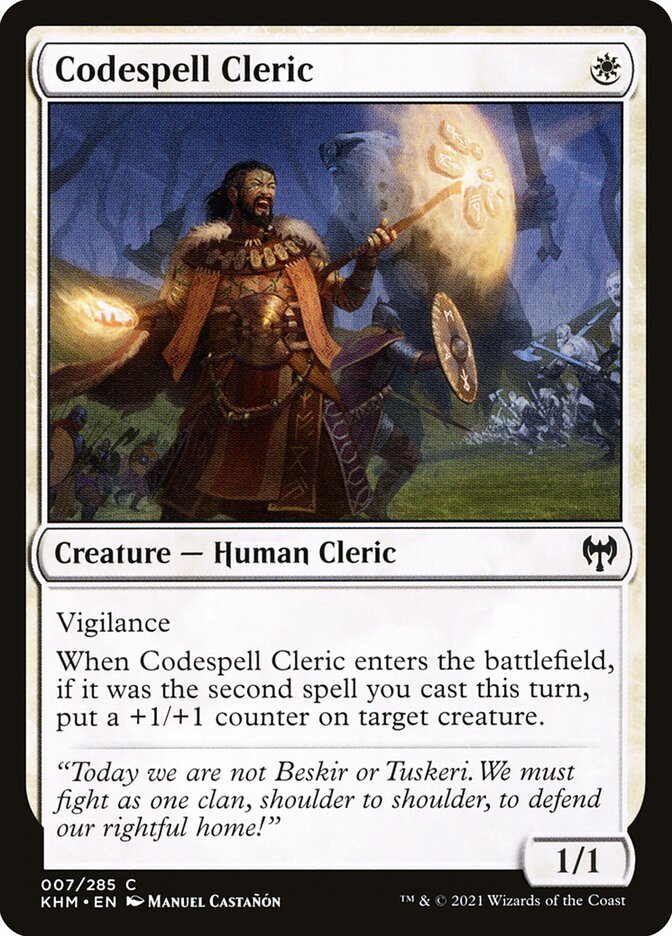Codespell Cleric 7 (Kaldheim)  | Good Games Adelaide SA
