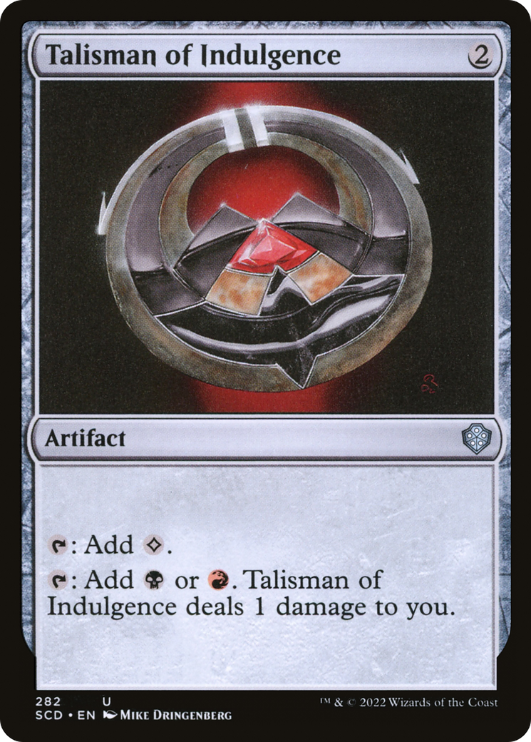 Talisman of Indulgence [Starter Commander Decks] | Good Games Adelaide SA