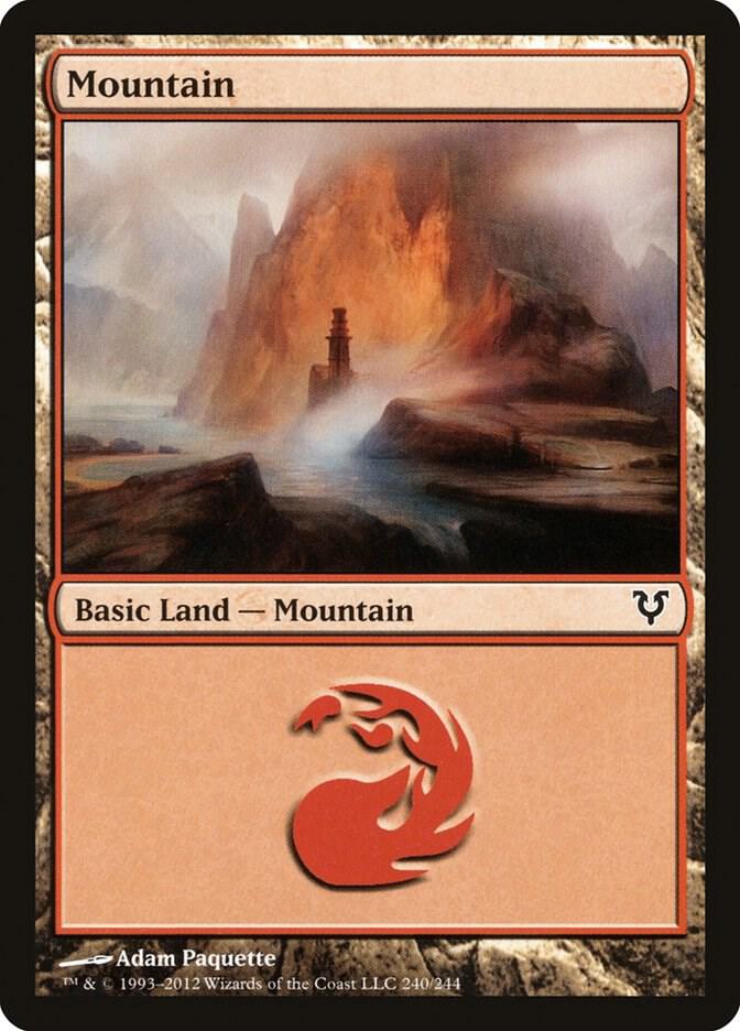 Mountain 240 240 (Avacyn Restored)  - Foil | Good Games Adelaide SA