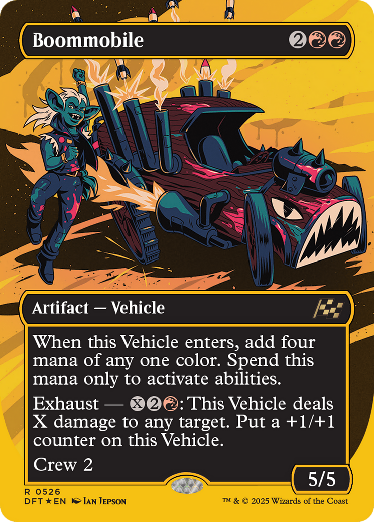 Boommobile (Borderless) (First-Place Foil) [Aetherdrift] | Good Games Adelaide SA