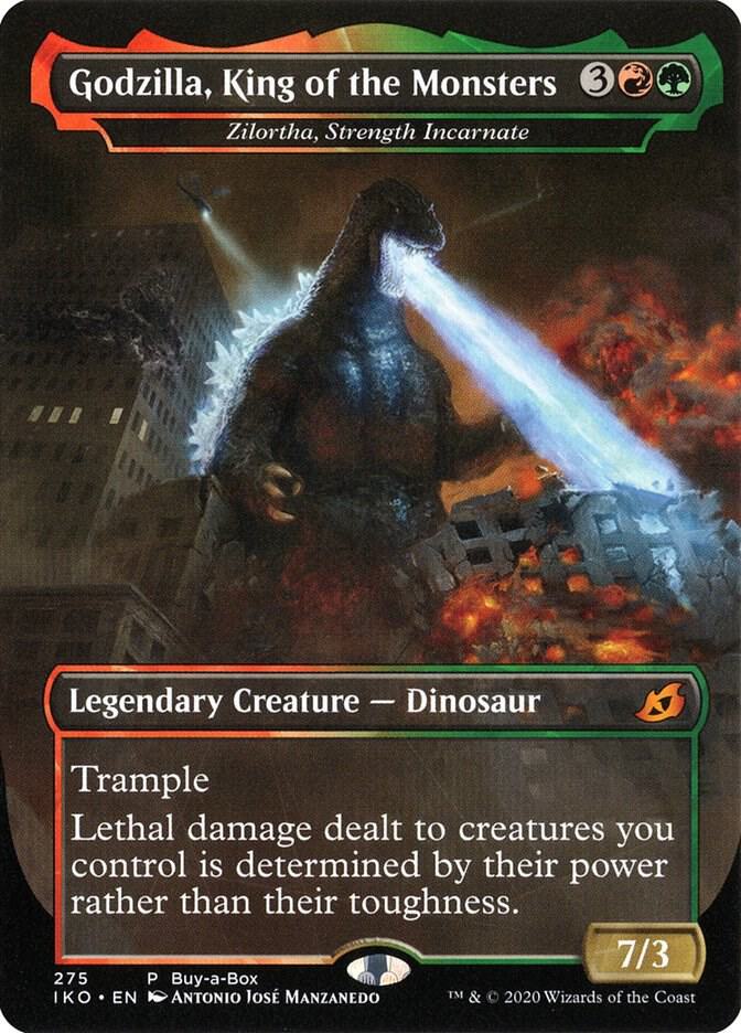 Godzilla King of the Monsters Zilortha Strength Incarnate 275 (Buy-A-Box Promos)  | Good Games Adelaide SA