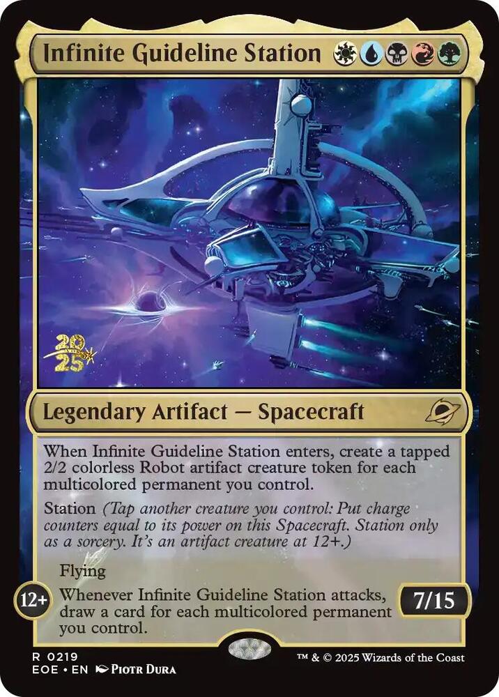 Infinite Guideline Station 219 (Prerelease Cards)  - Foil | Good Games Adelaide SA