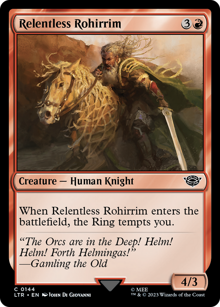 Relentless Rohirrim [The Lord of the Rings: Tales of Middle-Earth] | Good Games Adelaide SA
