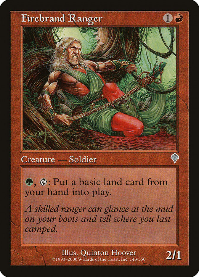 Firebrand Ranger 143 (Invasion)  - Foil | Good Games Adelaide SA
