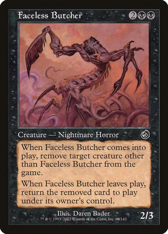 Faceless Butcher 60 (Torment)  - Foil | Good Games Adelaide SA
