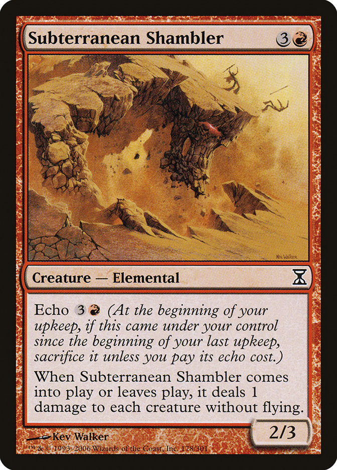 Subterranean Shambler 178 (Time Spiral)  - Foil | Good Games Adelaide SA