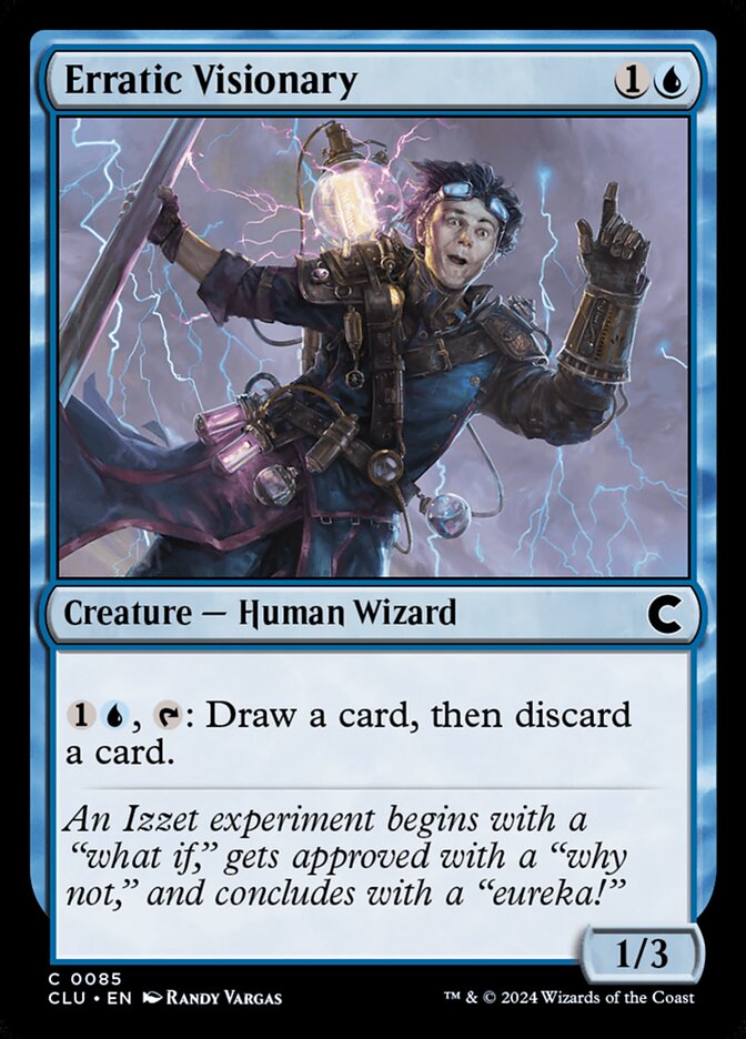 Erratic Visionary 85 (Ravnica: Clue Edition)  | Good Games Adelaide SA