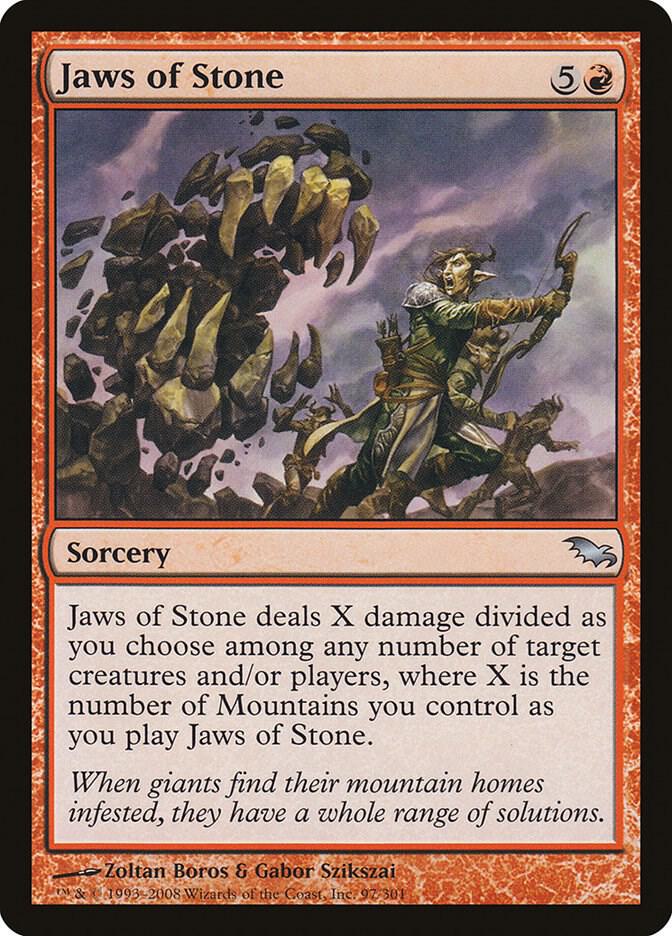Jaws of Stone 97 (Shadowmoor)  - Foil | Good Games Adelaide SA