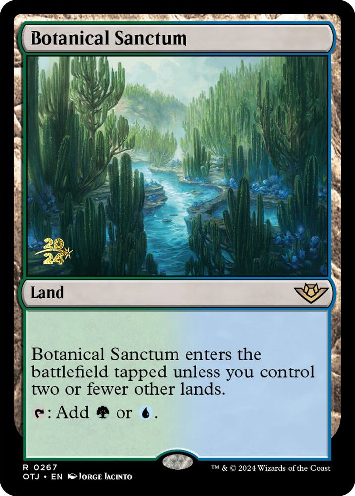 Botanical Sanctum OTJ 267 (Prerelease Cards)  - Foil | Good Games Adelaide SA