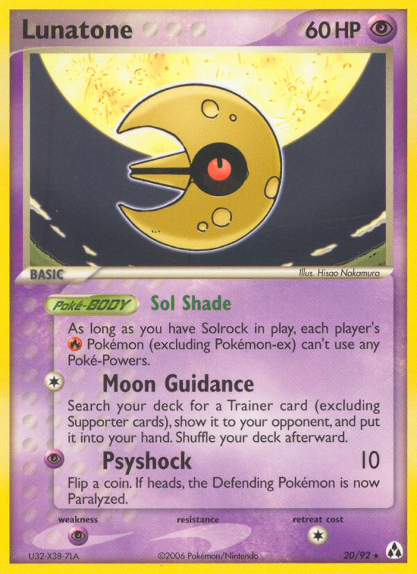 Lunatone (20/92) [EX: Legend Maker] | Good Games Adelaide SA