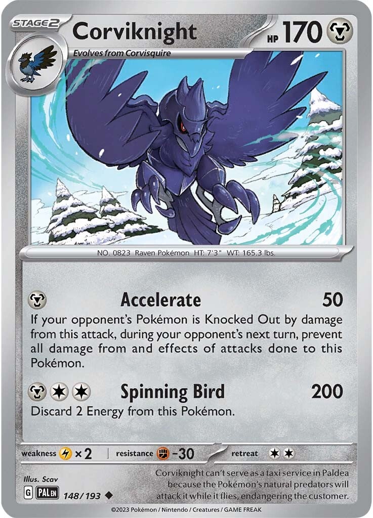 Corviknight (148/193) [Scarlet & Violet: Paldea Evolved] | Good Games Adelaide SA