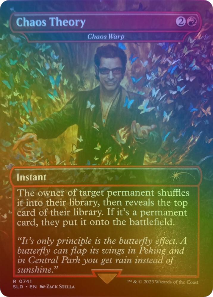 Chaos Theory Chaos Warp Rainbow Foil 741 (Secret Lair Drop Series)  - Foil | Good Games Adelaide SA