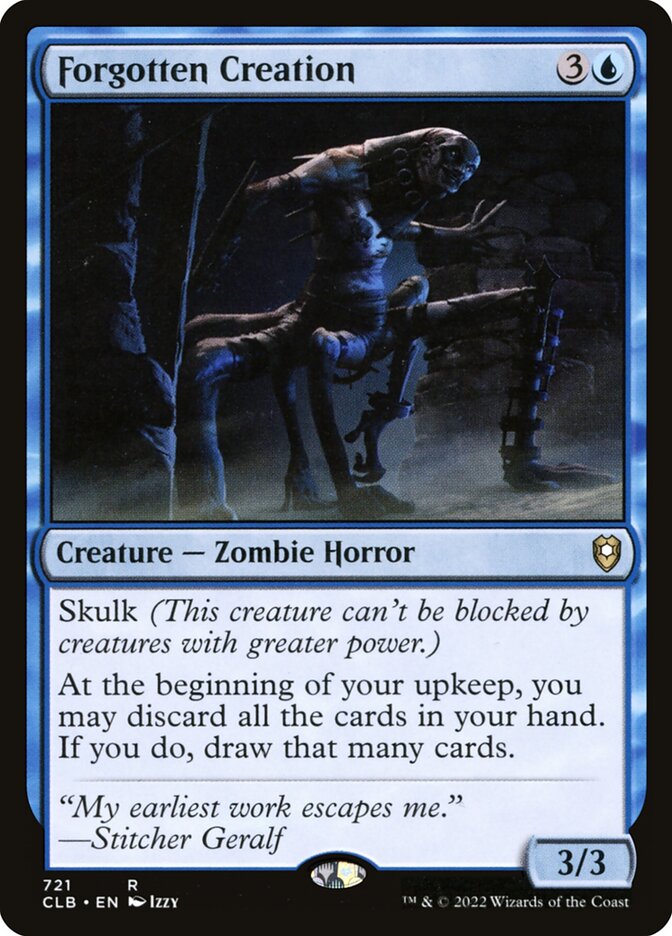 Forgotten Creation 721 (Commander Legends: Battle for Baldur's Gate)  | Good Games Adelaide SA