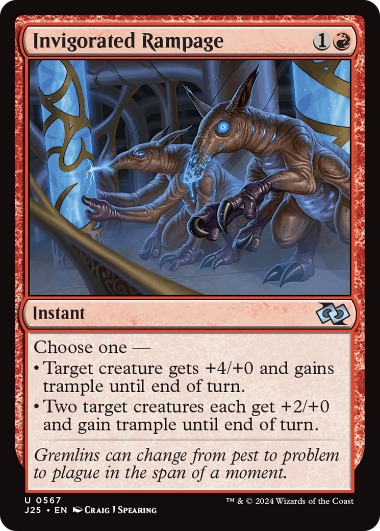 Invigorated Rampage [Foundations Jumpstart] | Good Games Adelaide SA