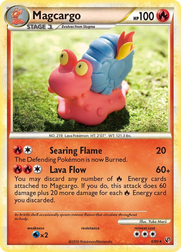 Magcargo 6/90 (Undaunted)  - Reverse Holofoil | Good Games Adelaide SA