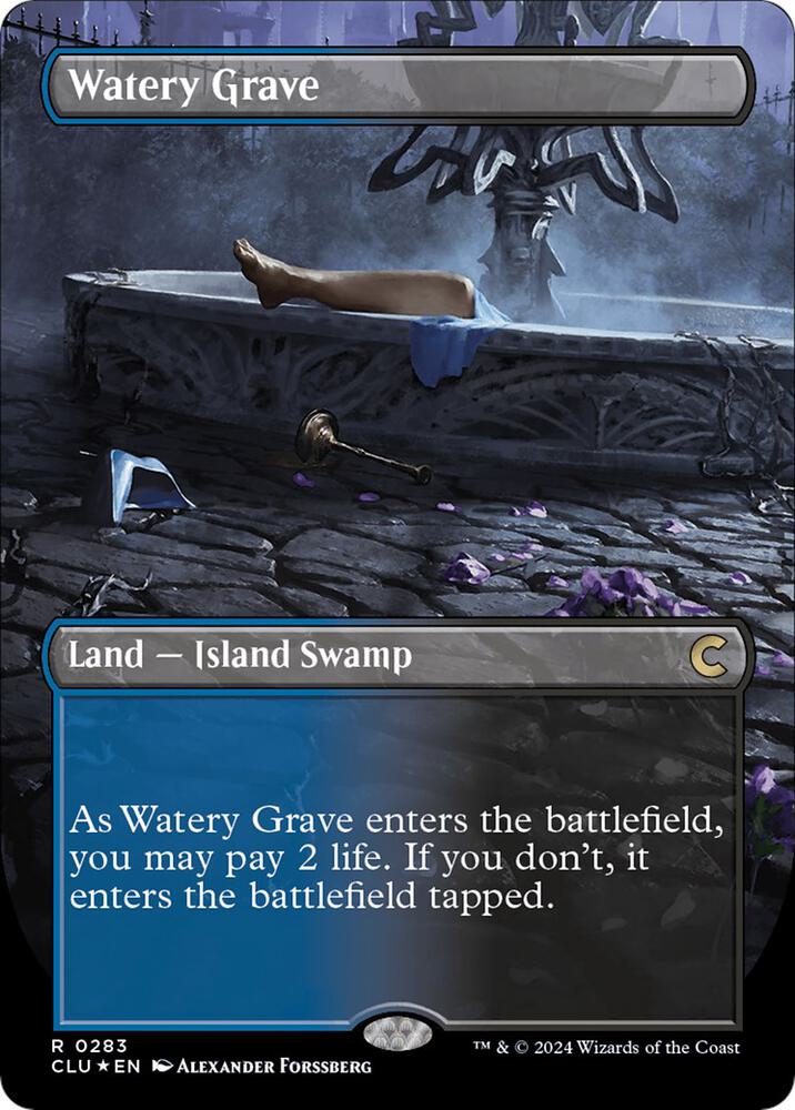 Watery Grave 283 (Ravnica: Clue Edition)  - Foil | Good Games Adelaide SA