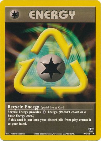 Recycle Energy (105/111) [Neo Genesis Unlimited] | Good Games Adelaide SA