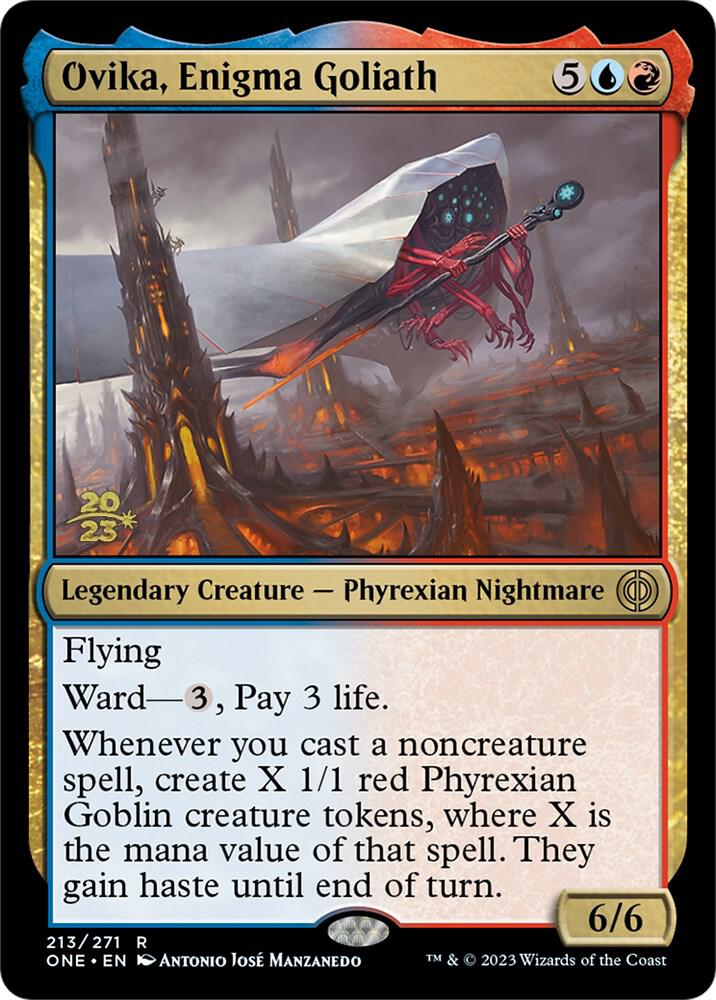 Ovika Enigma Goliath 213 (Prerelease Cards)  - Foil | Good Games Adelaide SA