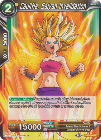 Caulifla, Saiyan Invalidation [DB2-100] | Good Games Adelaide SA