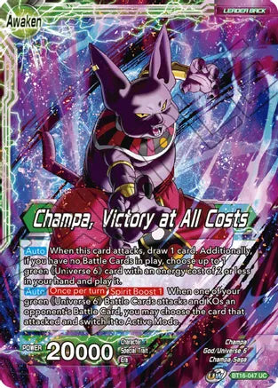 Champa // Champa, Victory at All Costs [BT16-047] | Good Games Adelaide SA