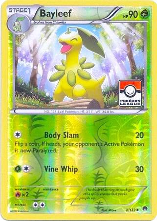 Bayleef 2 122 Pokemon League 002/122 (League & Championship Cards)  - Reverse Holofoil | Good Games Adelaide SA