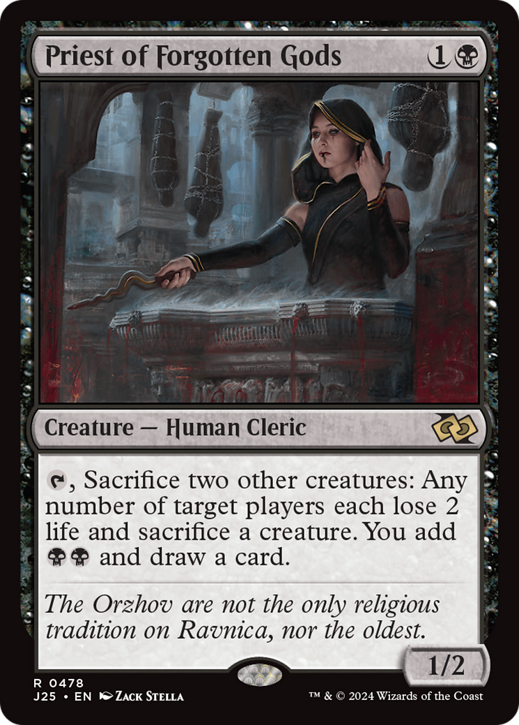 Priest of Forgotten Gods [Foundations Jumpstart] | Good Games Adelaide SA