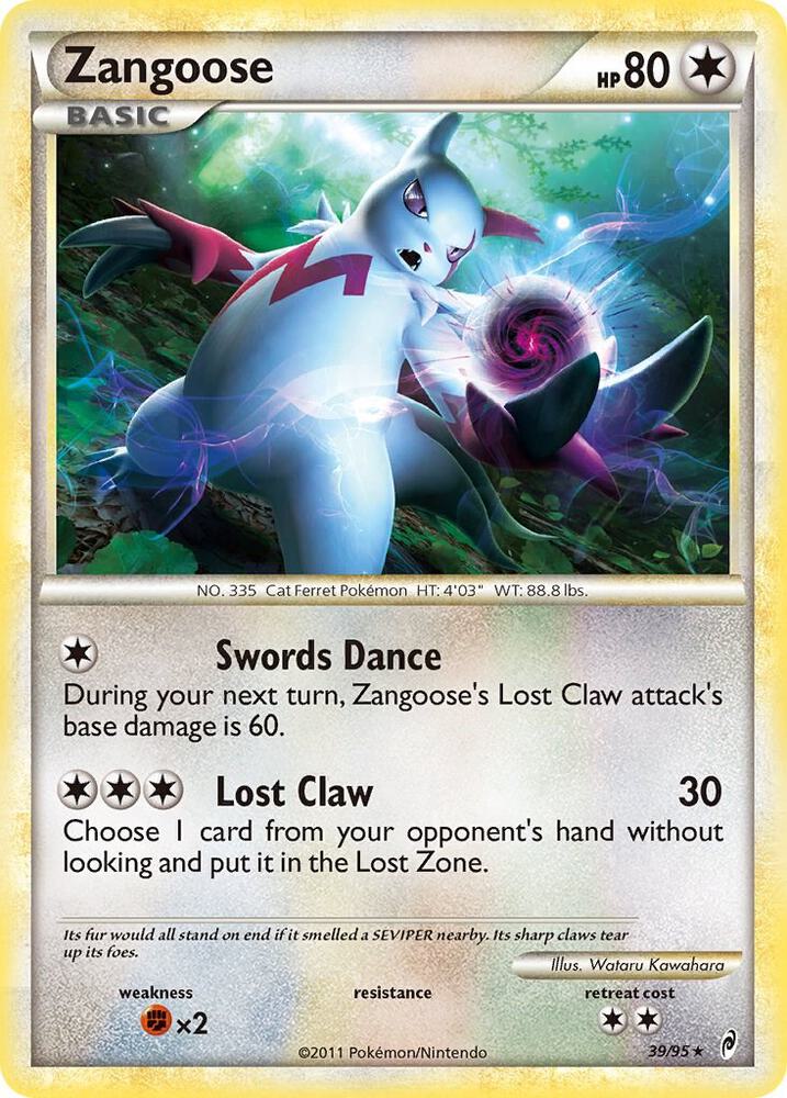 Zangoose 39/95 (Call of Legends)  | Good Games Adelaide SA