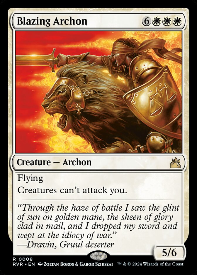 Blazing Archon 8 (Ravnica Remastered)  | Good Games Adelaide SA