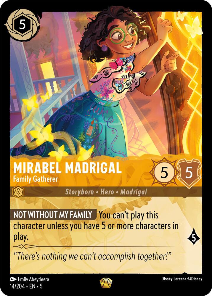 Mirabel Madrigal Family Gatherer 14/204 (Shimmering Skies)  - Cold Foil | Good Games Adelaide SA