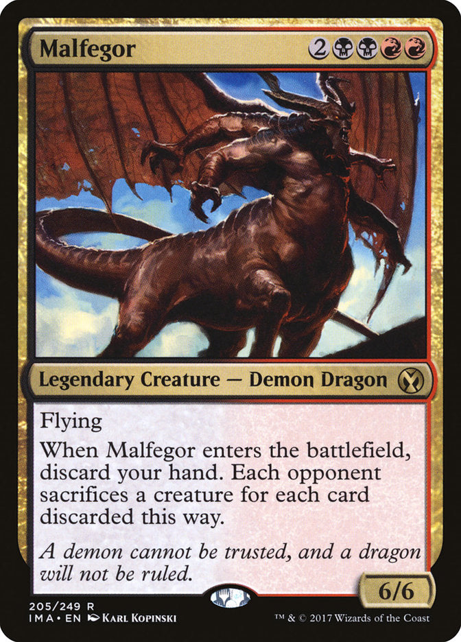 Malfegor 205 (Iconic Masters)  | Good Games Adelaide SA