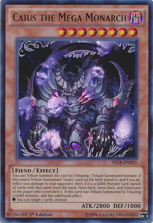 Caius the Mega Monarch [SECE-EN035] Ultra Rare | Good Games Adelaide SA