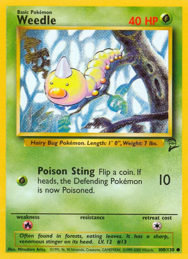 Weedle 100/130 (Base Set 2)  | Good Games Adelaide SA