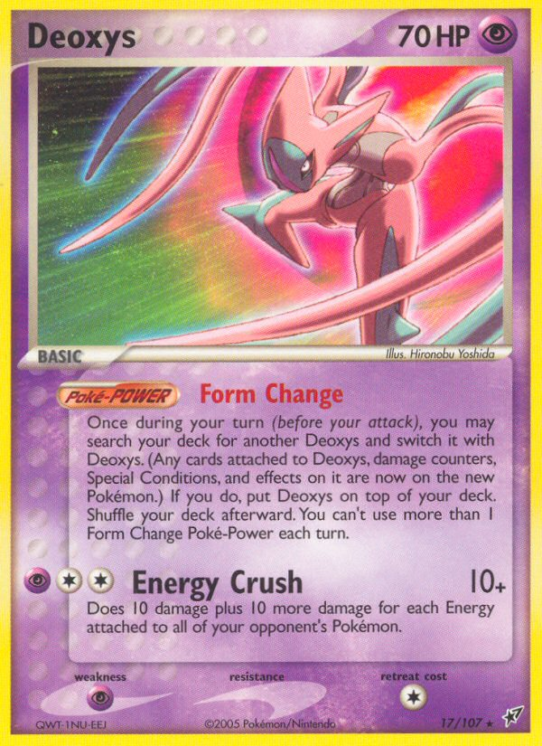 Deoxys (17/107) [EX: Deoxys] | Good Games Adelaide SA