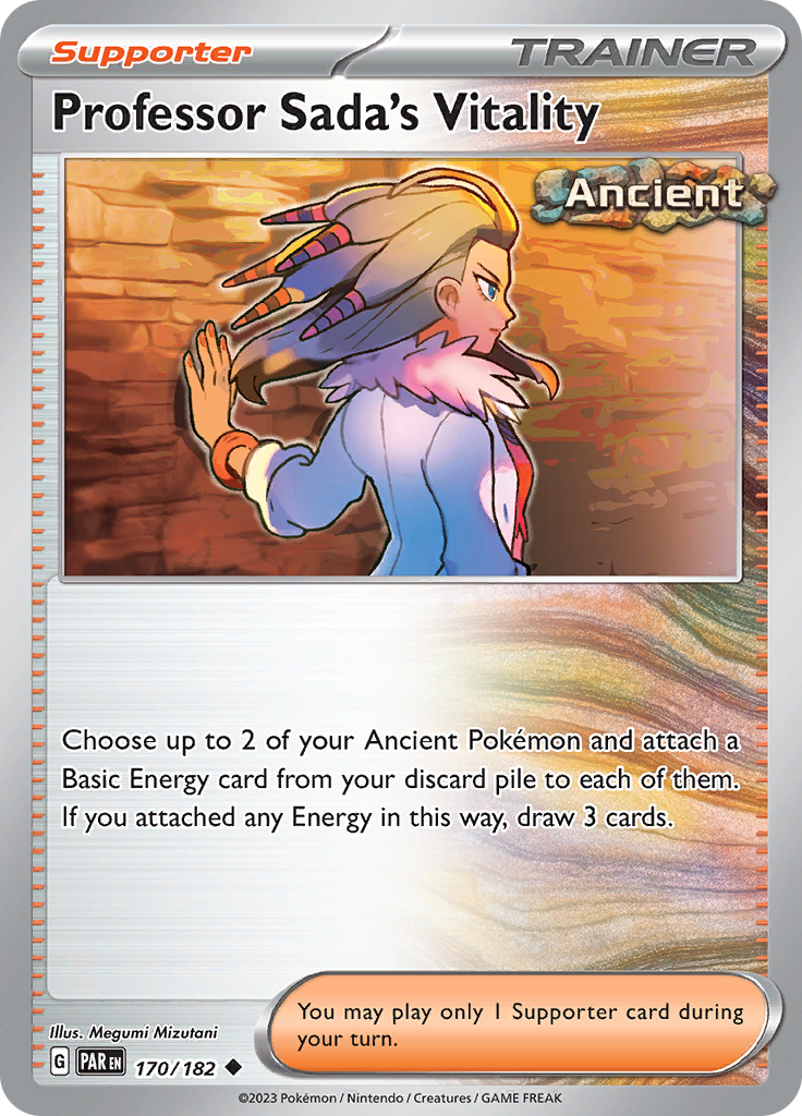 Professor Sada's Vitality (170/182) [Scarlet & Violet: Paradox Rift] | Good Games Adelaide SA