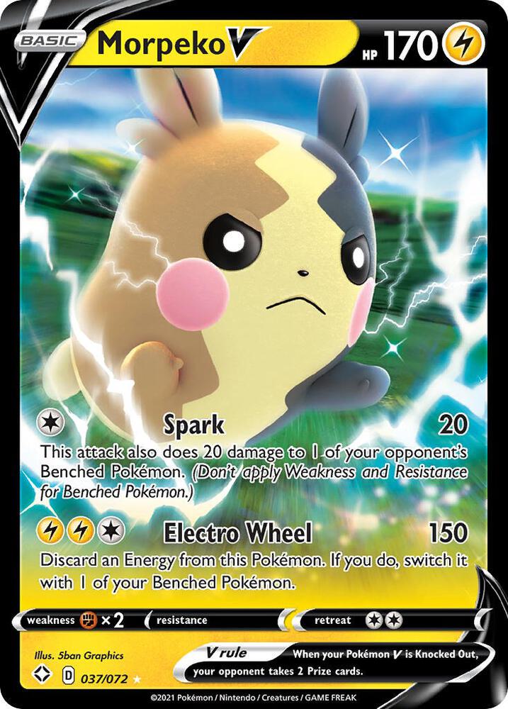 Morpeko V 037/072 (Shining Fates)  - Holofoil | Good Games Adelaide SA