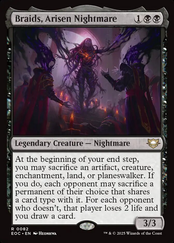 Braids Arisen Nightmare 82 (Commander: Edge of Eternities)  | Good Games Adelaide SA