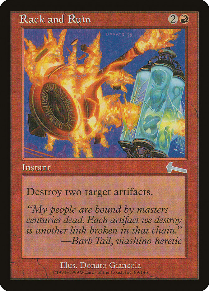 Rack and Ruin [Urza's Legacy] | Good Games Adelaide SA