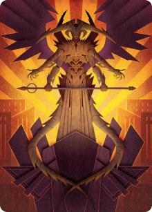 Atraxa Praetors Voice Art Card 77 (Art Series: March of the Machine)  | Good Games Adelaide SA