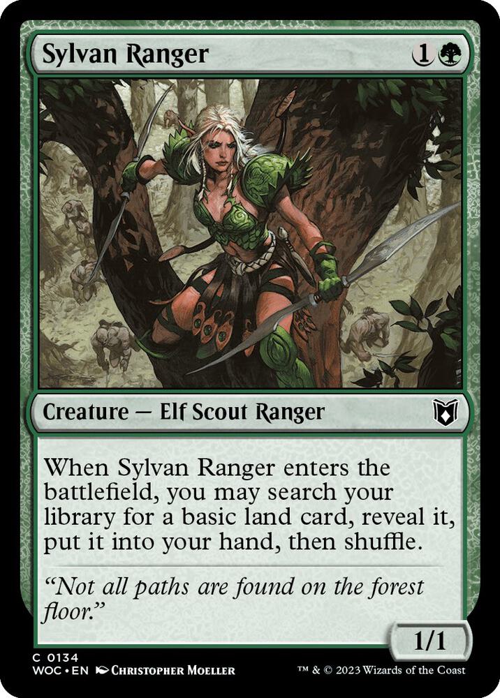 Sylvan Ranger 134 (Commander: Wilds of Eldraine)  | Good Games Adelaide SA