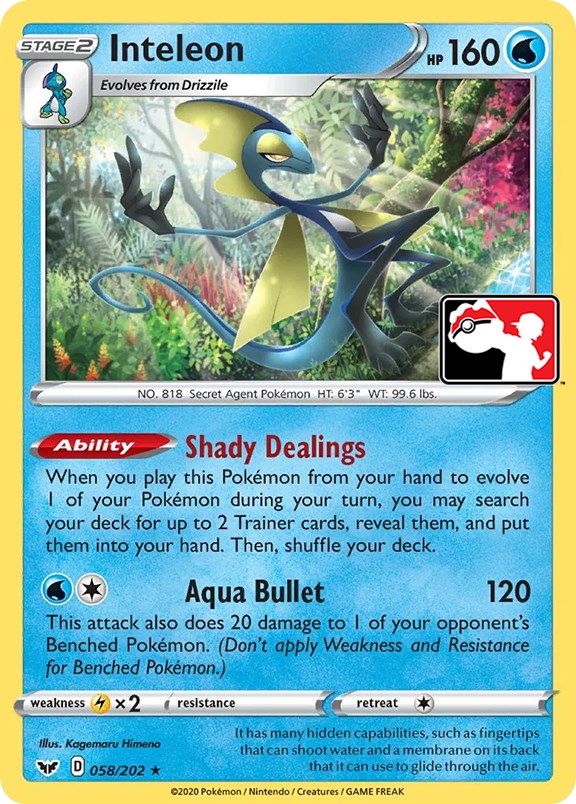 Inteleon (058) (058/202) [Prize Pack Series One] | Good Games Adelaide SA