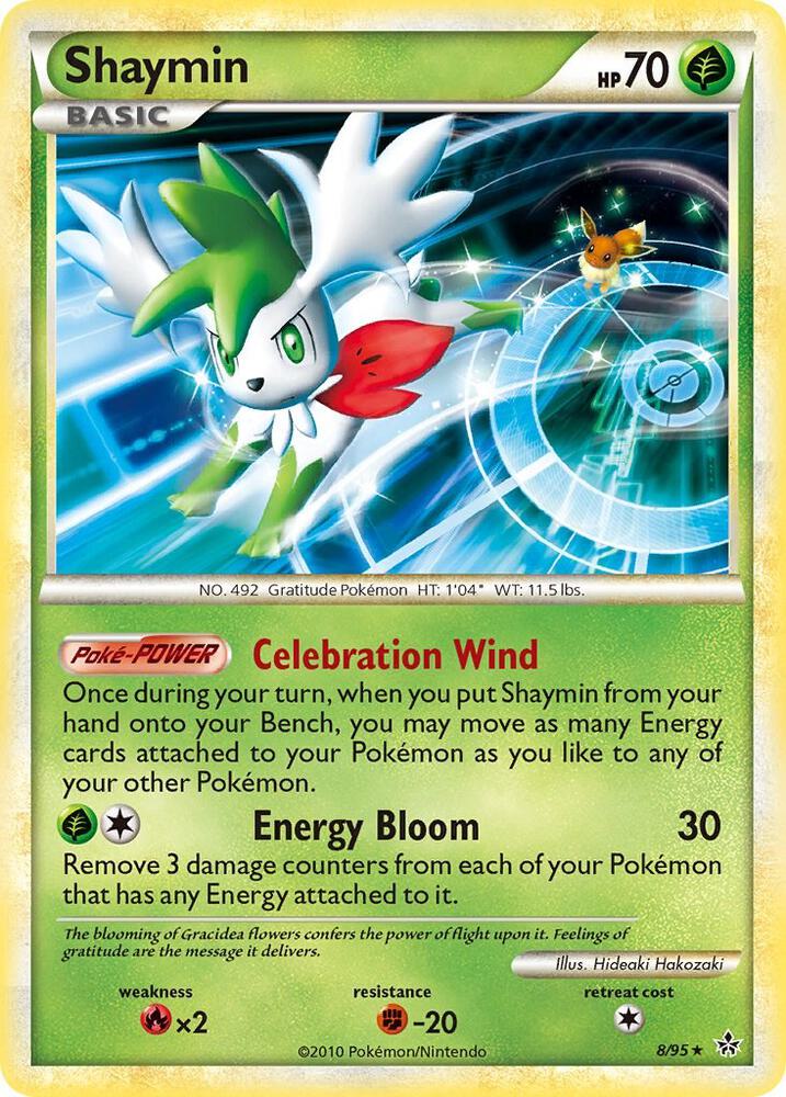Shaymin 8/95 (Unleashed)  - Holofoil | Good Games Adelaide SA