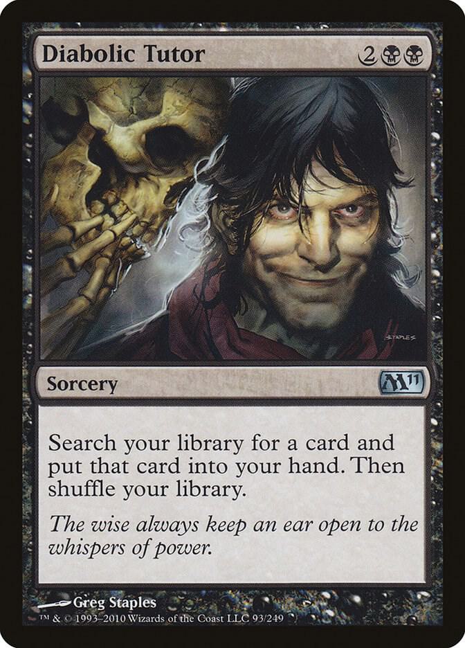 Diabolic Tutor 93 (Magic 2011 (M11))  | Good Games Adelaide SA